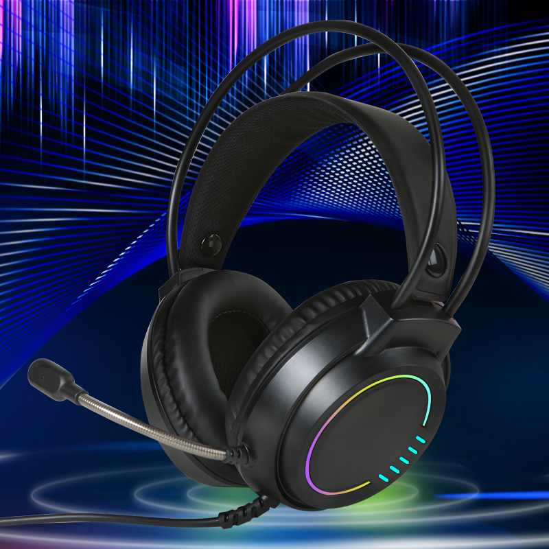 G4 RGB Lighting Streaming Wired Cheap Gaming Headset