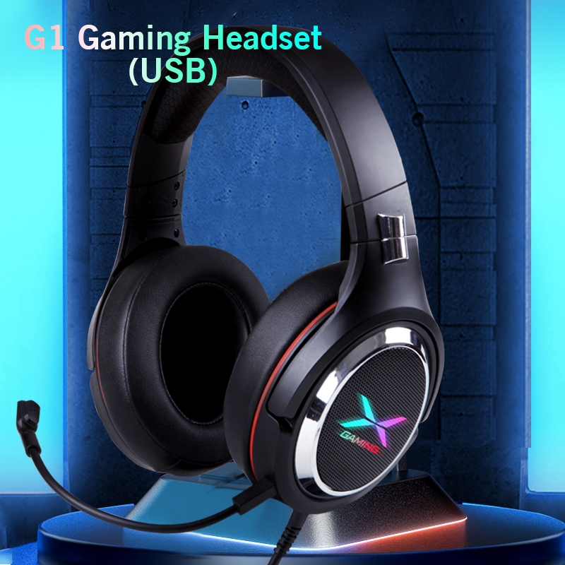 G1 RGB Red Gaming Headset